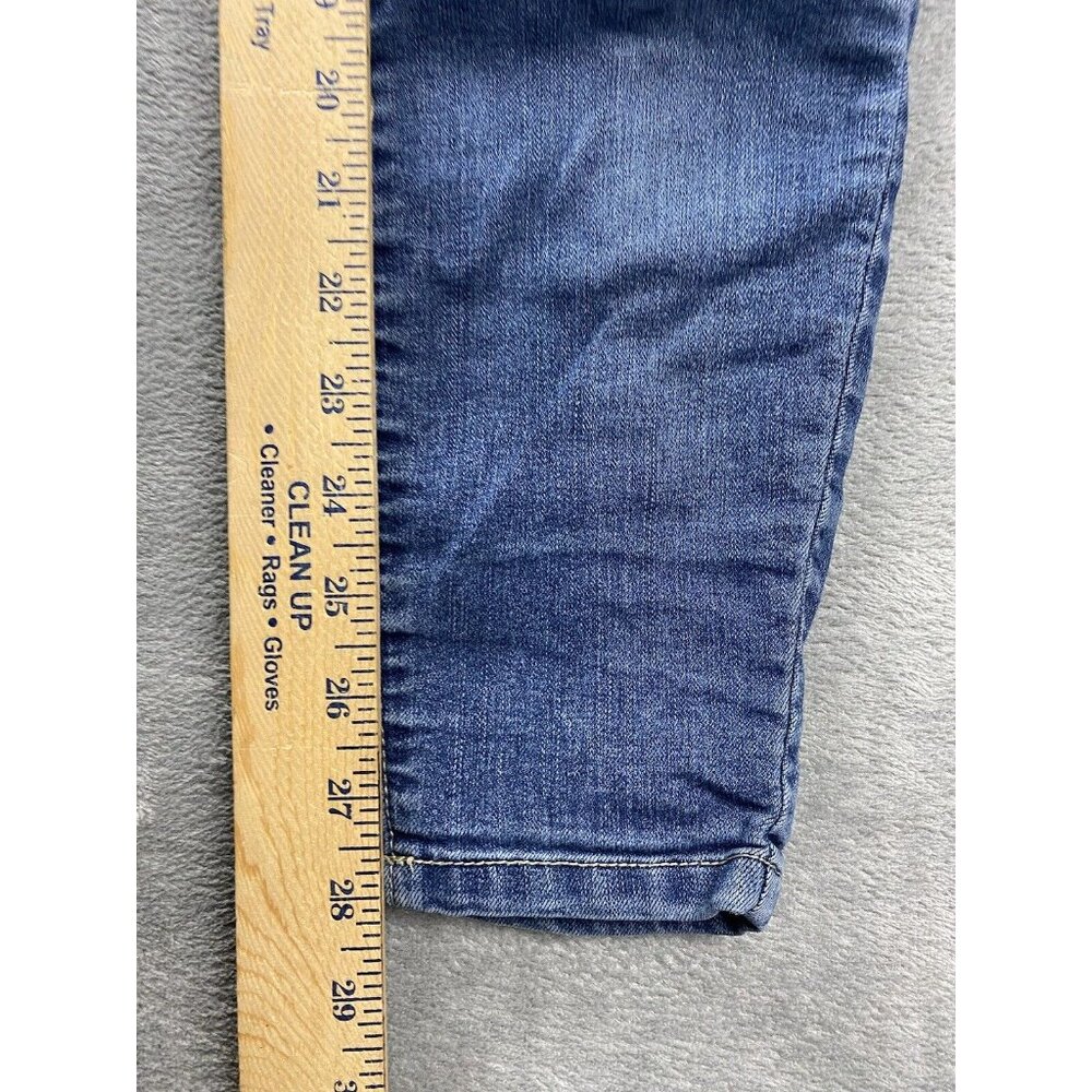 Mossimo Womens 4 High Rise Skinny Blue Jeans - Picture 4 of 8